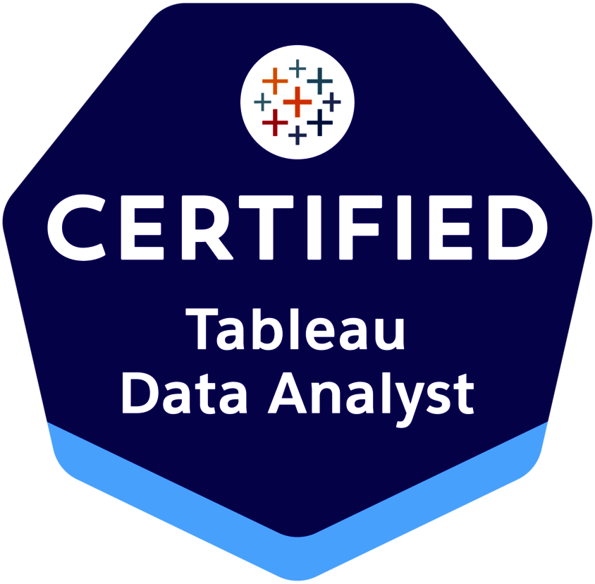 Certified Tableau Data Analyst