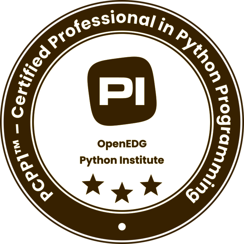 PCPP1 (Certified Professional Python Programming) Zertifikat