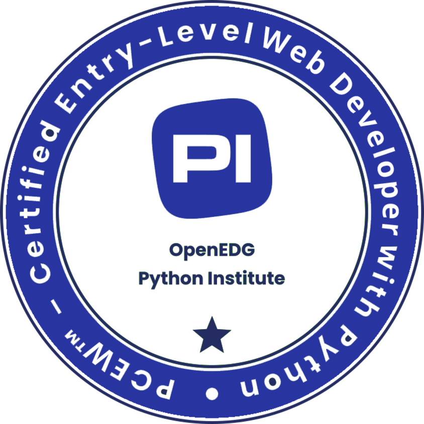 PCEW Certified Entry-Level Web Developer with Python